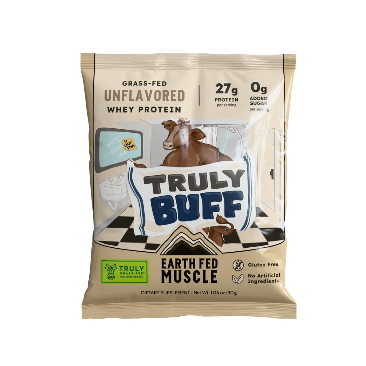 Earth Fed Muscle Whey Back Vanilla Irish Grass Fed Whey Protein Isolate