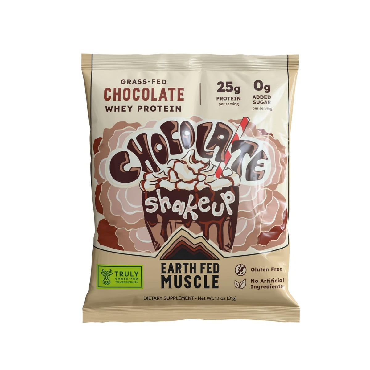 Earth Fed Muscle Whey Back Vanilla Irish Grass Fed Whey Protein Isolate