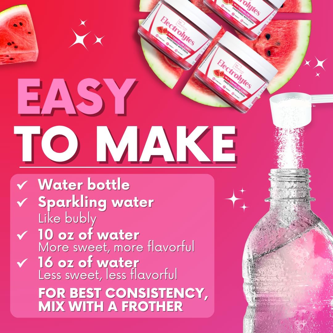 Electrolytes Powder – Watermelon Sugar Free Hydration Drink Mix 30 Servings