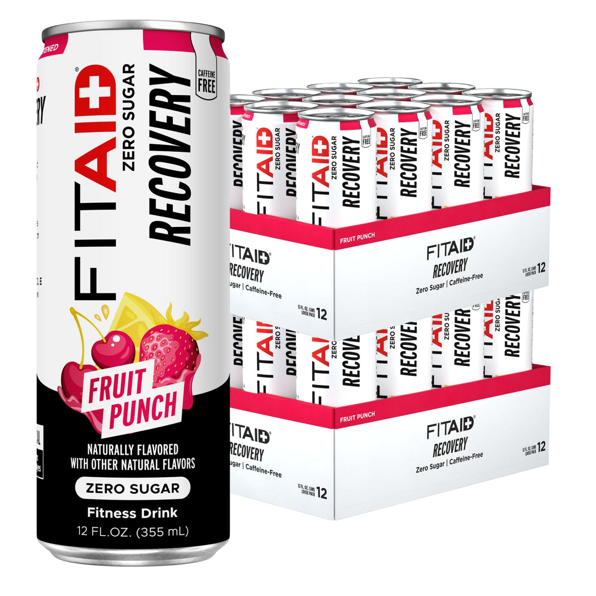 FITAID Post Workout Recovery Drink, Citrus Medley, 12 fl oz (24-Pack)