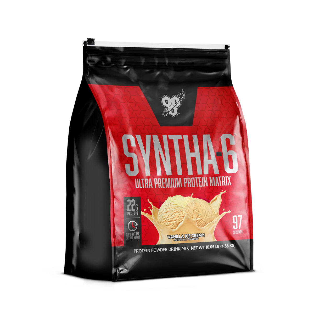 BSN SYNTHA-6 Premium Protein Powder, 6g Fiber, Whey Isolate, 48 Servings