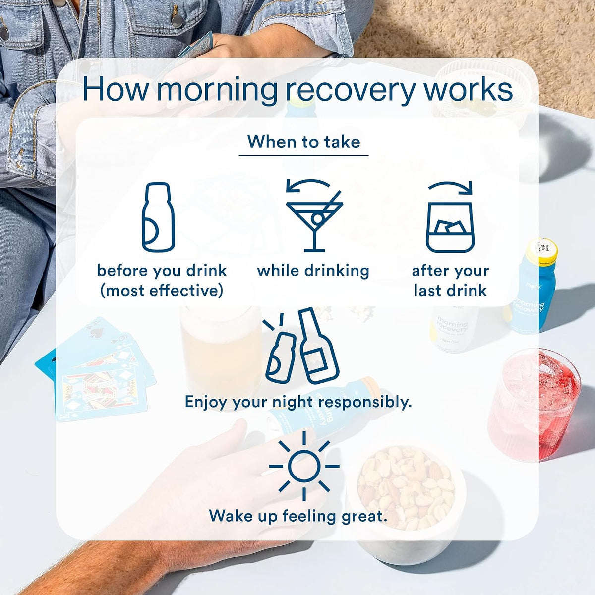 Morning Recovery DHM Electrolyte, Milk Thistle Drink Proprietary Formulation to Hydrate While Drinking, Non GMO, Vegan, Gluten-Free, Sugar-Free Lemon, Pack of 12
