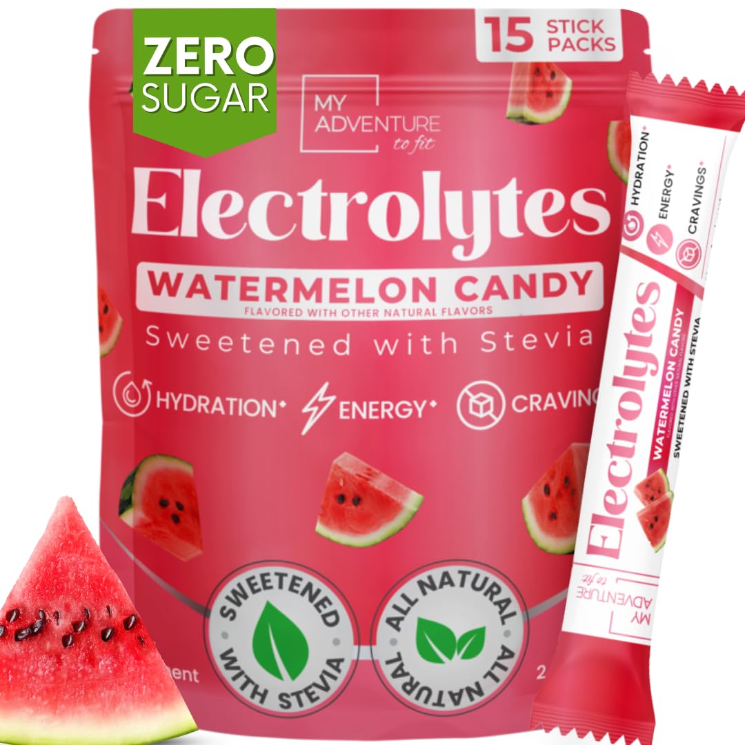Electrolytes Powder – Watermelon Sugar Free Hydration Drink Mix 30 Servings