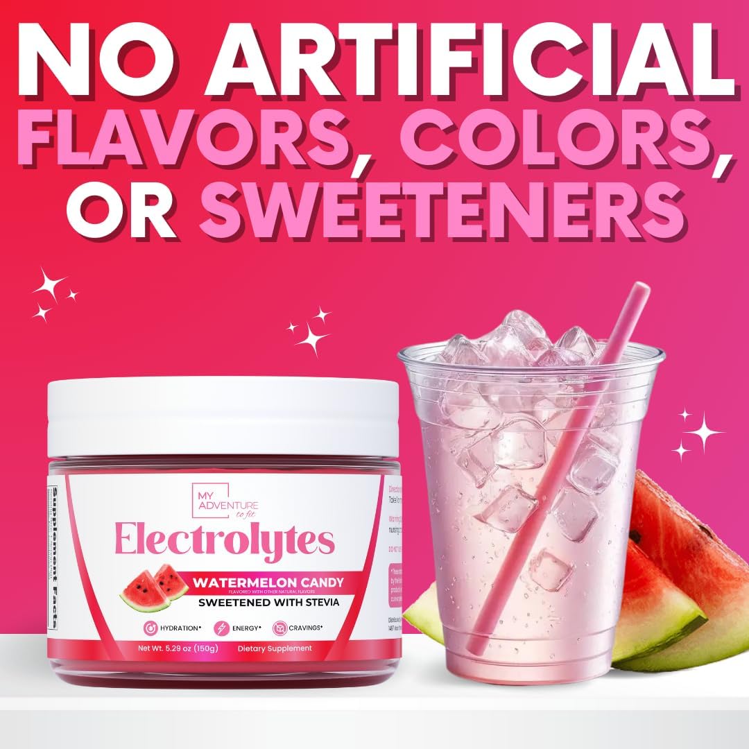 Electrolytes Powder – Watermelon Sugar Free Hydration Drink Mix 30 Servings