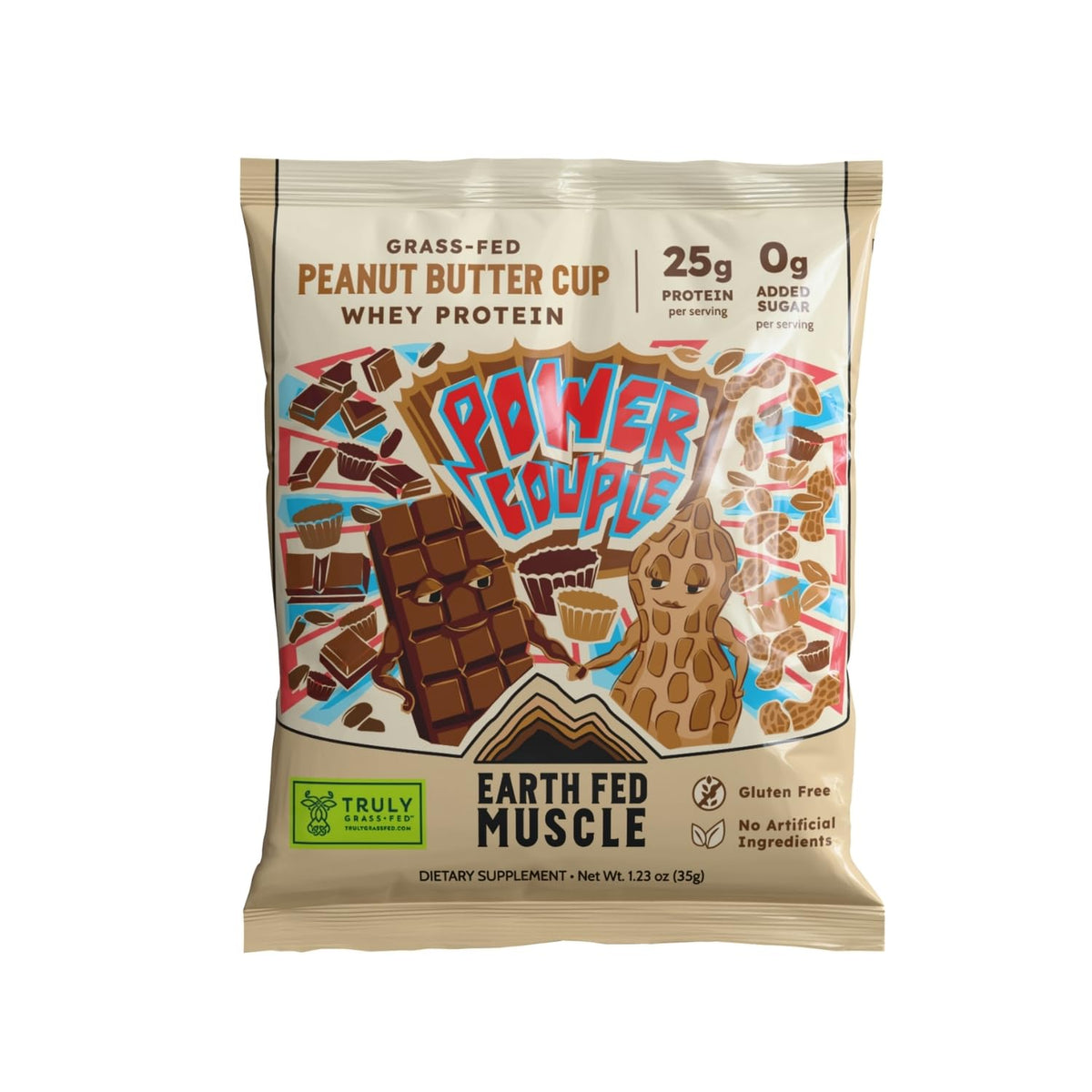 Earth Fed Muscle Whey Back Vanilla Irish Grass Fed Whey Protein Isolate