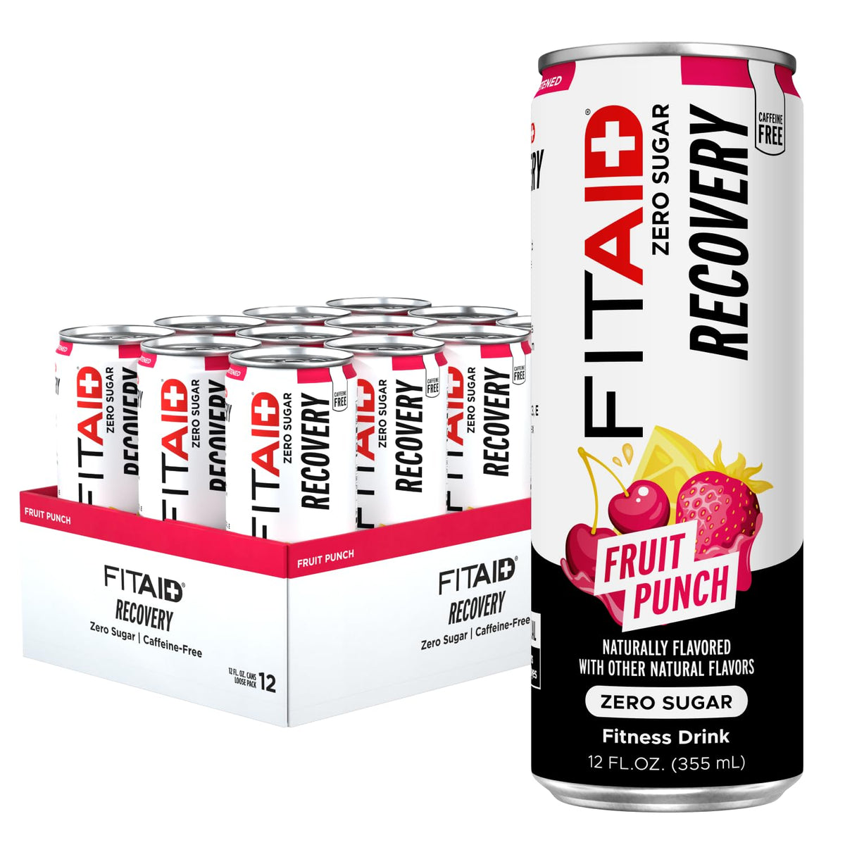 FITAID Post Workout Recovery Drink, Citrus Medley, 12 fl oz (24-Pack)