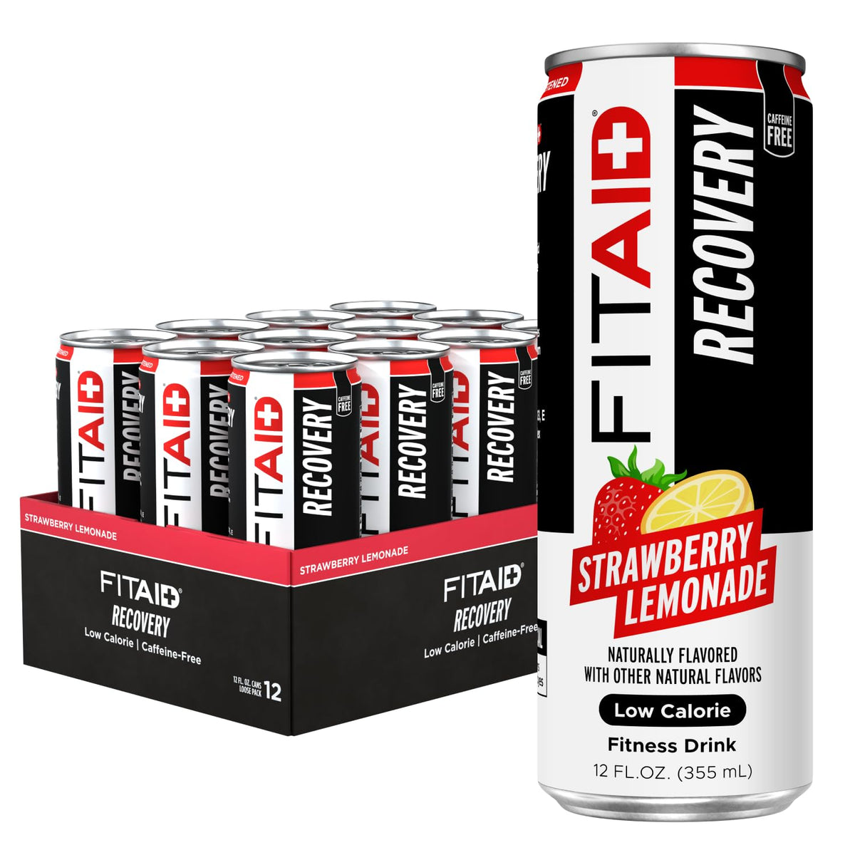 FITAID Post Workout Recovery Drink, Citrus Medley, 12 fl oz (24-Pack)