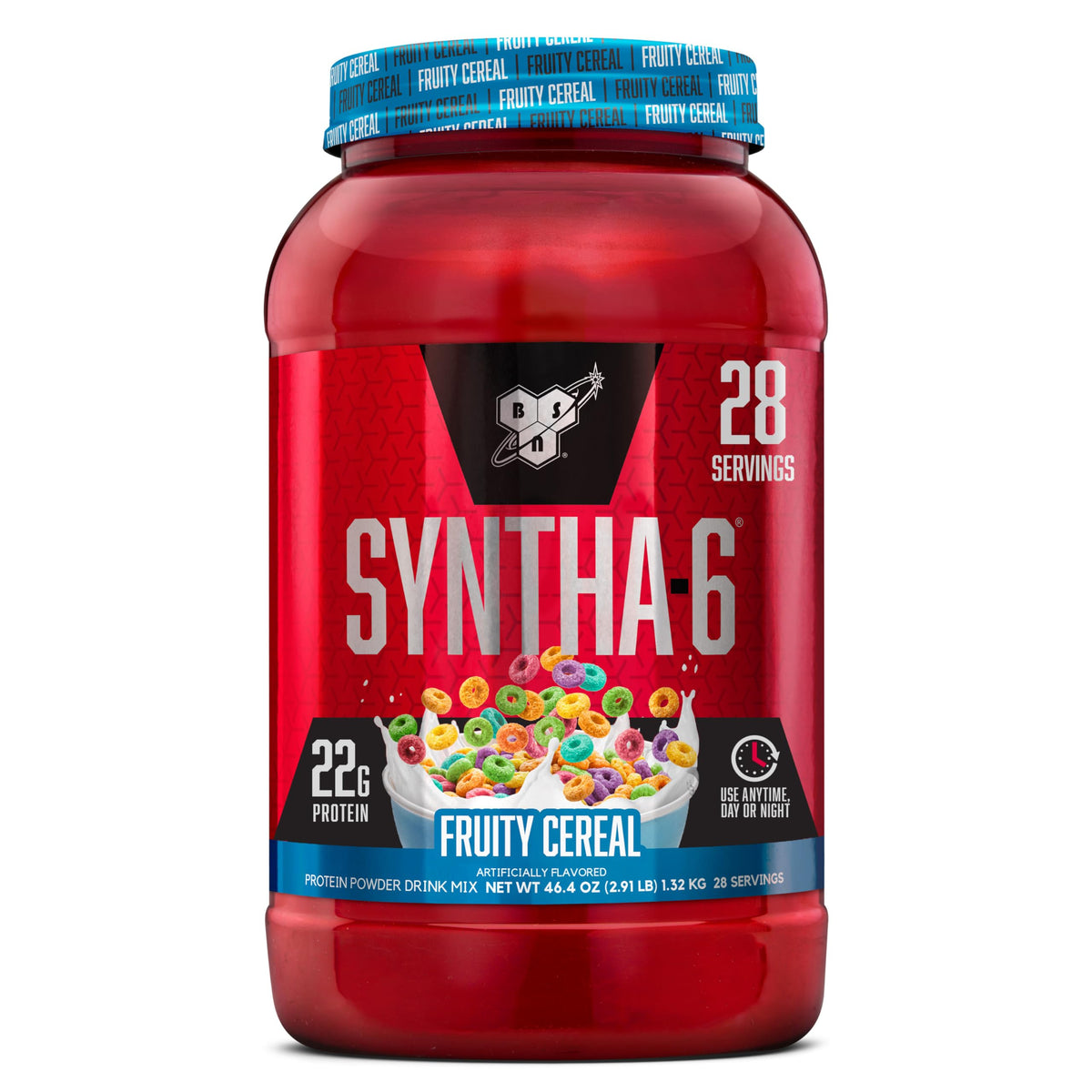 BSN SYNTHA-6 Premium Protein Powder, 6g Fiber, Whey Isolate, 48 Servings